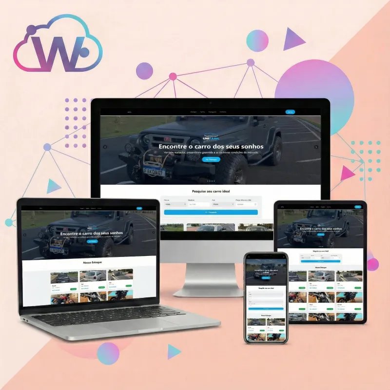 Site institucional — Uni Fácil Veículos