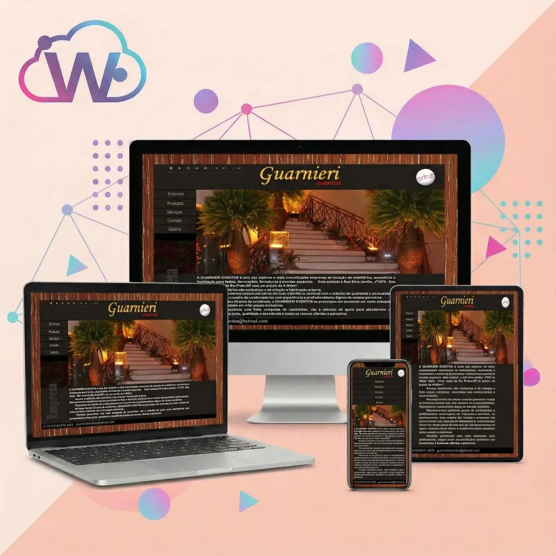 Criativo de marca — Guarniere Eventos